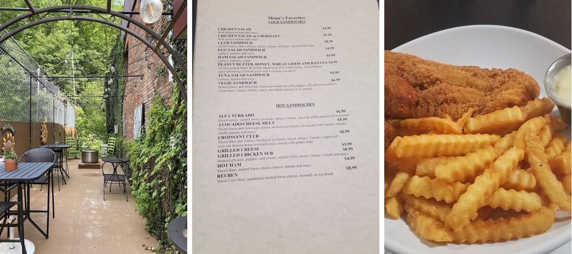 Mona's Creative Catering and Fine Foods Restaurant Menu